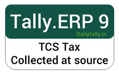 TCS Tax collected at source in Tally